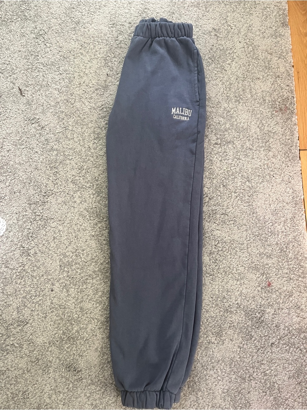 Brandy Melville Charcoal Gray Malibu Track Joggers